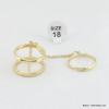 bague articulée 0414036 doré