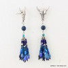 boucles d'oreilles 0316630 bleu foncé