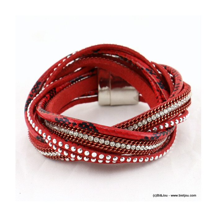 bracelet 0215589 rouge bordeaux