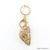 porte-clés bijou-de-sac coquillage naturel 0818008 naturel/beige