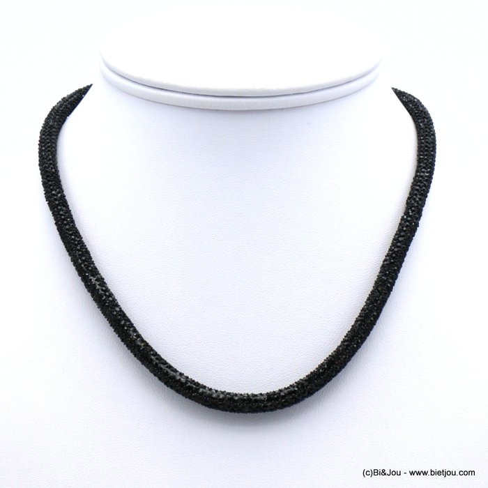 collier tube strass 0119635