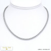 collier acier inoxydable chaîne maille palmier 0120052