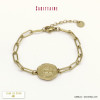 bracelet signe zodiaque SAGITTAIRE astro constellation acier inoxydable 0220029