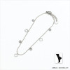 chaine de cheville arbre de vie acier inoxydable strass femme 0221112