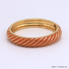 bracelet jonc ouvrable émail métal femme 0221581