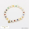 bracelet perles eau douce acier inoxydable femme 0221566