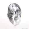 foulard imprimé contemporain rayures viscose femme 0722015