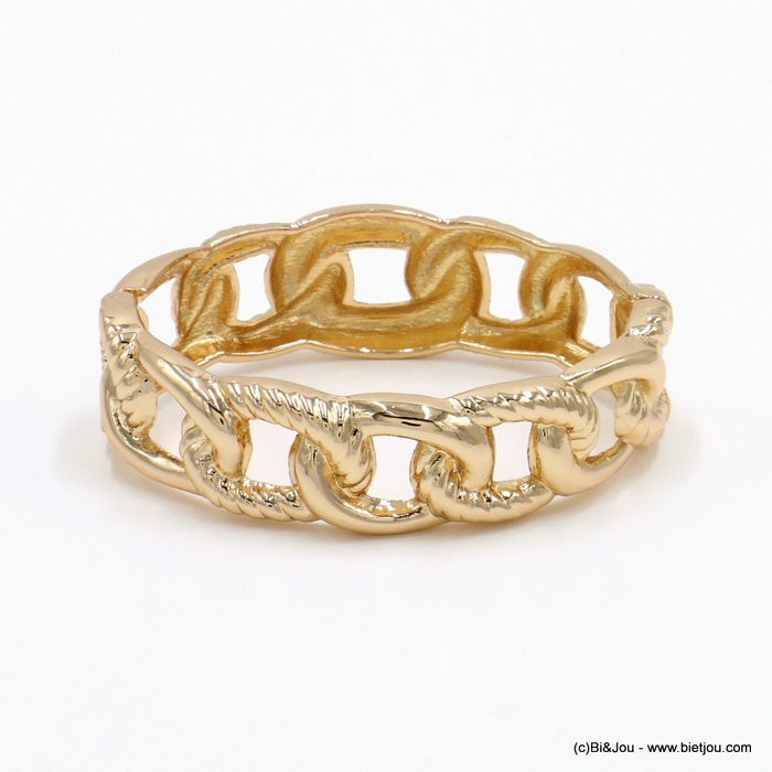 bracelet jonc chaîne métal femme 0222031