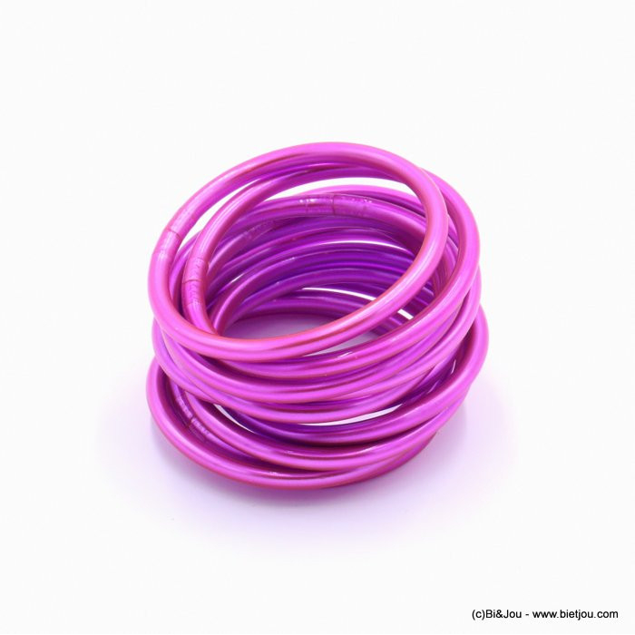 12 bracelets jonc Bouddhiste épais porte-bonheur silicone 0222124