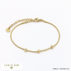 bracelet acier inoxydable minimaliste géométrique losange chaîne serpent femme 0222138