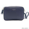 sac box Flora&Co simili-cuir grainé pompon tassel femme 0922053 bleu