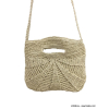 Sac à main corde papier tressé poignées vintage femme 0923058 naturel/beige