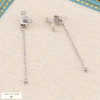 Boucles d'oreilles étoiles chaînettes pendantes femme 0323185 argenté