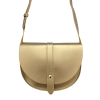 Sac à bandoulière rigide demi-lune synthétique 0924003 doré