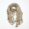 Etole motif vintage pois brillants femme 0724001 naturel/beige