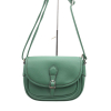 Sac à bandoulière simili-cuir grainé Flora&Co femme 0924507 vert foncé