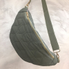 Sac banane synthétique matelassé 0924521 vert kaki