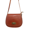 sac à bandoulière cuir véritable rigide rabat 0922505 camel