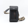 Sacoche smartphone fenêtre portefeuille Flora&Co simili-cuir 0925001 noir