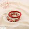 Lot de 3 bracelets résine motifs fruits 0225142 rouge