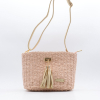 Sac à bandoulière Flora&Co paille papier 0925020 rose-doré