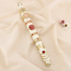 Ensemble 8 bagues acier inox fleur étoile feuille 0425108 rose