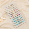 Ensemble 12 bracelets coulissant marin pierre 0225249 multi