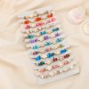 Set 12 bracelets coulissant tortue acrylique nacre 0225250 multi