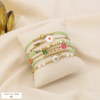 Ensemble de 6 Bracelets Femme Acier Inoxydable 0225262 vert aqua