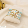 Ensemble de 6 Bracelets Femme Acier Inoxydable 0225263 bleu
