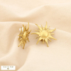 Boucles d’oreilles CLIP acier inoxydable soleil 0325198 bronze
