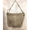 Sac porté épaule cuir véritable façon daim anse bandoulière 0925513 naturel/beige