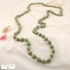 Collier extra-longue boule acrylique polyester 0125539 vert