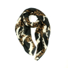 Foulard imprimé léopard viscose coton 0725510 marron