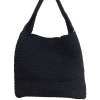 Sac porté épaule tissu polyester tressé 0925514 noir