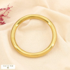 Bracelet jonc lisse épais en acier inoxydable 0223618 doré