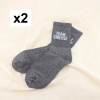 2 paires chaussettes paillettes message Team Chieuse 0626001 noir