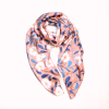 Étole Satin Polyester Imprimé Floral 0726022 rose nude