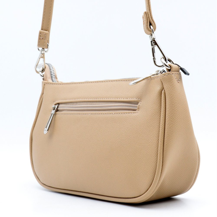 Sac porté épaule Flora&Co simili-cuir 0926008 naturel/beige