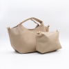 Sac à main Flora&Co pochette amovible simili-cuir grainé 0926034 naturel/beige