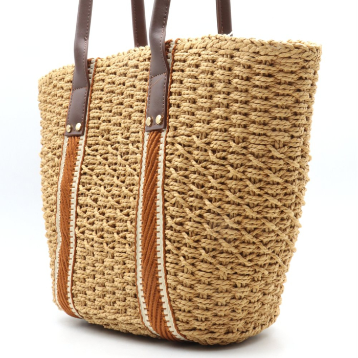 Cabas Porté Épaule Femme Flora&Co Style Summer City Chic 0926036 marron foncé