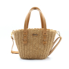 Petit cabas femme Flora&aCo raphia 0926041 naturel/beige