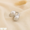 Bague ouverte sculptural acier inoxydable ajustable 0426069 argenté