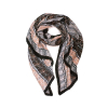 Foulard plissé viscose motif patchwork cachemire 0726502 noir