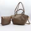 Sac porté épaule Flora&Co simili-cuir grainé pochette amovible zippée 0926517 taupe