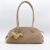 Sac hobo bowling Flora&Co simili-cuir daim breloque chien teckel 0926525 naturel/beige